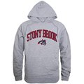 W Republic W Republic 540-388-HGY-03 Stony Brook University Campus Hoodie; Heather Grey - Large 540-388-HGY-03